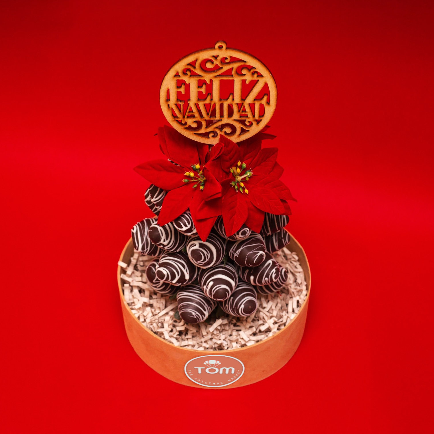 Árbol Navideño de Fresas - Cafe