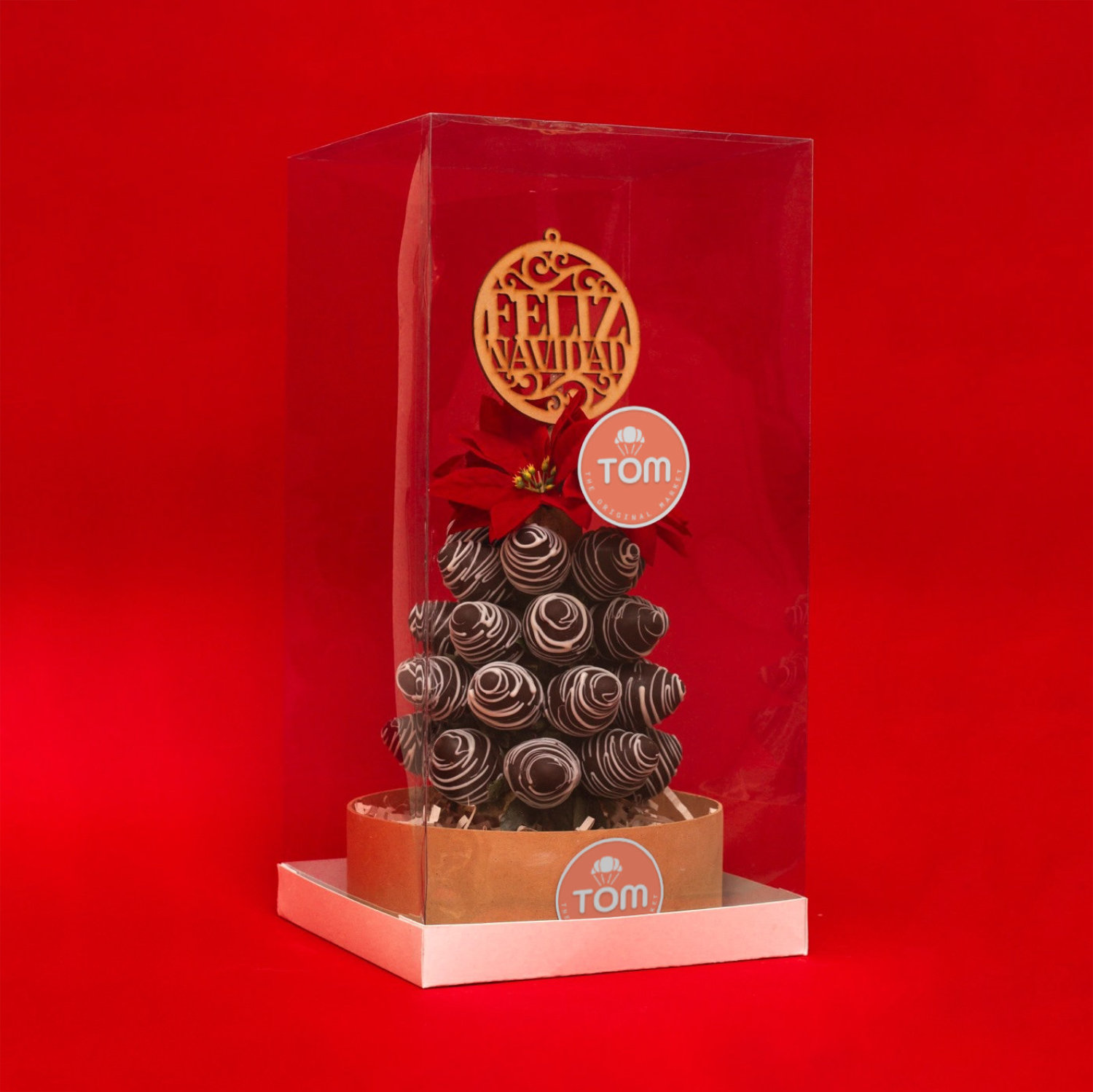 Árbol Navideño de Fresas - Cafe