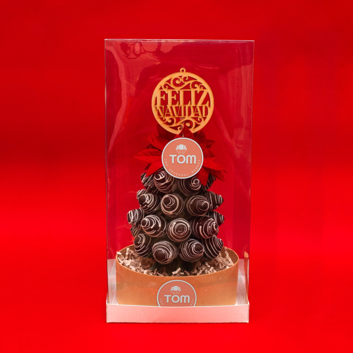 Árbol Navideño de Fresas - Cafe